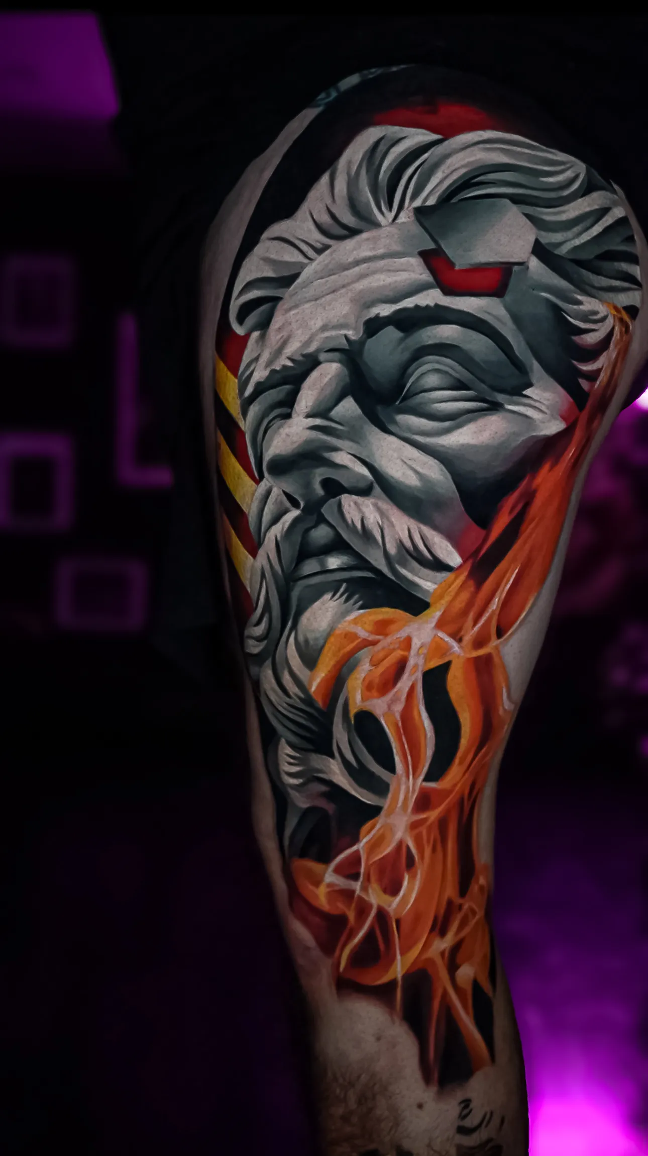 Custom tattoo by Inkisition Art Studio